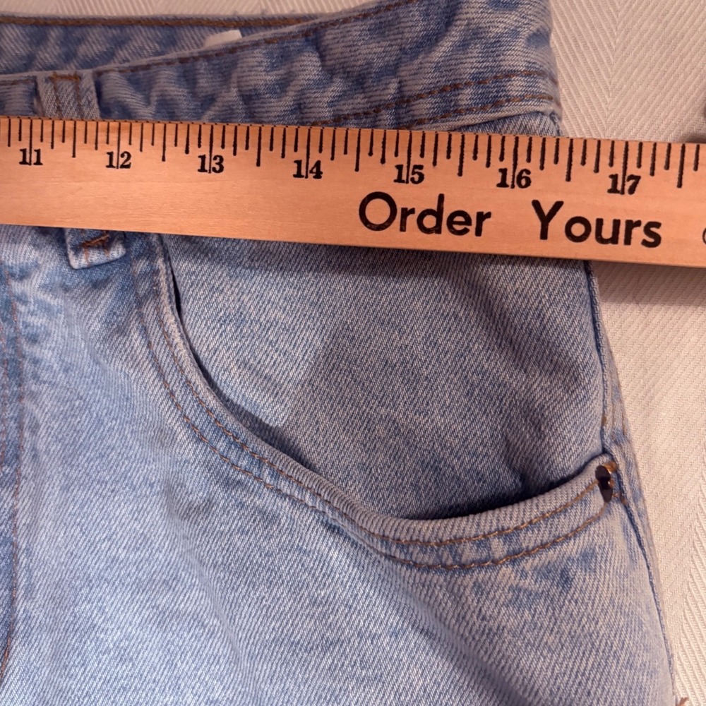 Empyre Relaxed Fit Jeans Size 32 light blue Wash Skater Streetwear Baggy Denim - Picture 10 of 16